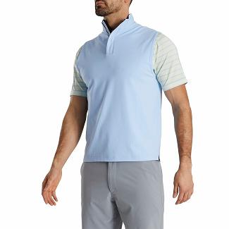 Men's Footjoy Golf Vest Blue NZ-341157